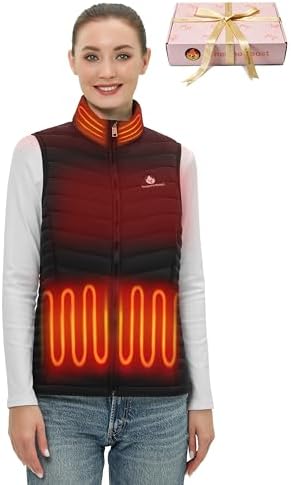 Heated Vest Women with Battery Pack Included, 4-Zone Electric Heating for Winter Outdoor, for Golf, for Work