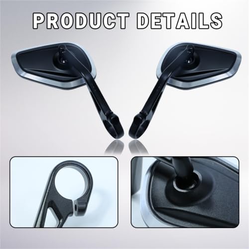 Espejos retrovisores de manillar giratorios para Street Triple S 765 765RS 765R y Rocket 3 4