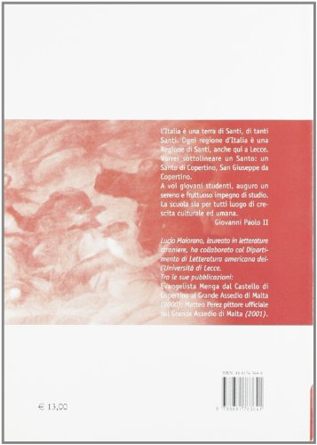 San Giuseppe da Copertino. «Duc in altum» novum