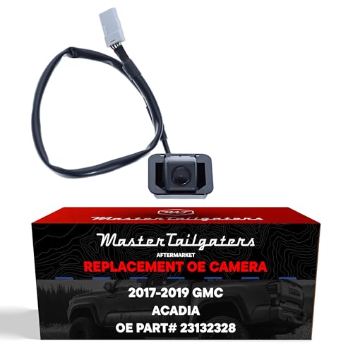 Master Tailgaters Replacement for GMC Acadia, Acadia Denali (2017-2019) w/o Surround View Backup Camera OE Part # 23132328