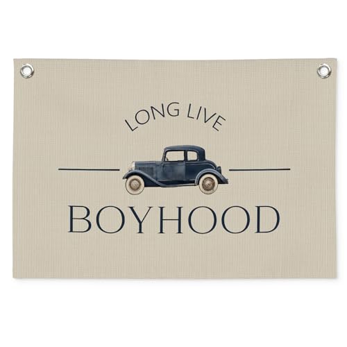 Dilemat Long Live Boyhood Wall Hanging,Boy Nursery Decor Wall Art