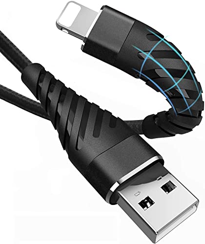 [MFi Certified] iPhone Charger Cable 1m, 2Pack 1metre Short Lightning Cable Fast Charging Cord 3 Feet for iPhone 11/11 Pro /11 Pro Max/XS/XS Max/XR/X/8/8 Plus/7/7 Plus/6/6 Plus/5/SE