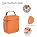 Lovoeo Lunch box Lunch bag for men women Insulated Lunchbox Lunch bags for Work Picnic Travel (Orange)