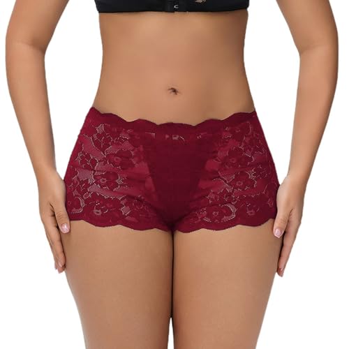 Pantalon en dentelle pour femme coupe droite look bohème chic