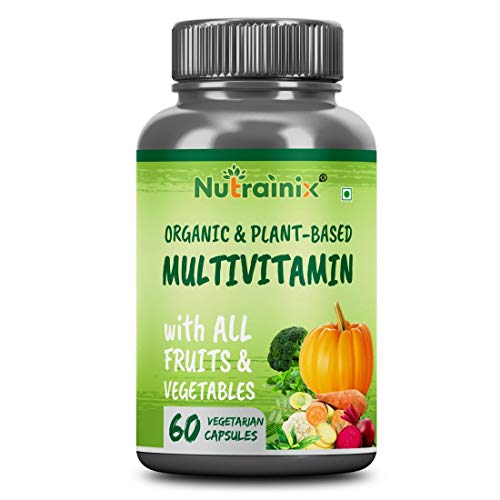 Nutrainix Certified Organic Multivitamin with all Fruits & Vegetables for Men & Women – 60 Vegetarian Capsules Nutrainix Certified Organic Multivitamin with all Fruits & Vegetables for Men & Women – 60 Vegetarian Capsules