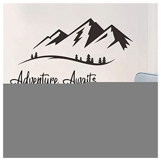 Väggklistermärke pappersdekal, engelskt äventyr väntar isberg ryktare väggklistermärke, hem sovrum dekoration utan självhäftande klistermärken