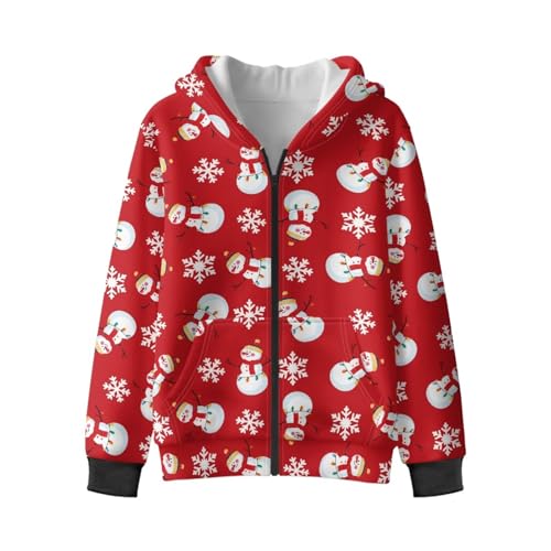 Girl's Hooded Sweatshirt with Long Sleeve, Full Zipper Fleece Hoodies for Teen Girl Casual Jacket