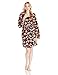 Paul Frank Women's Fuzzy Fun Julius Heart Print Robe