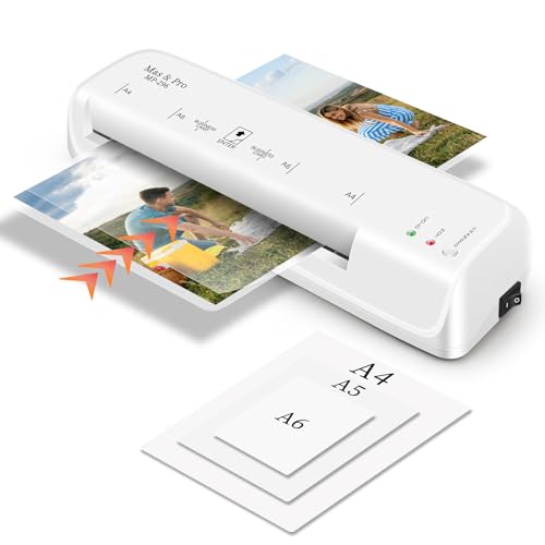 Mas & Pro 9-Inch Thermal Laminator with 40 Sheets