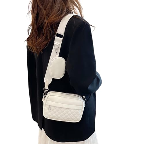 2024 NEW Crossbody Bag Solid Color Fashion Shoulder Bag Large Capacity Versatile Bag with Small Purse for Girl2