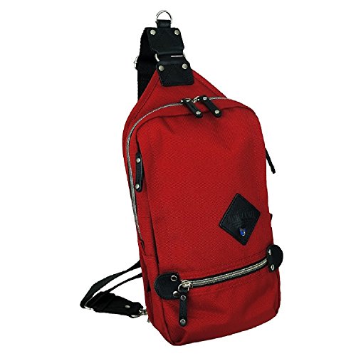 Harvest Label Urban Sling Mono Sling Travel Daypack Backpack Cordura (Red)