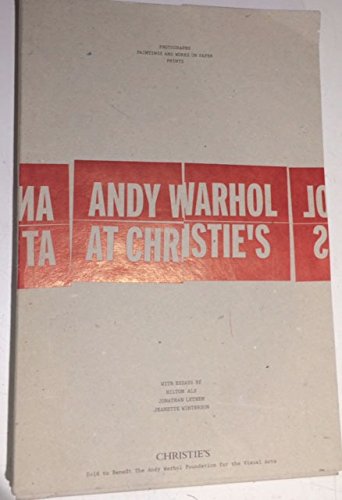 Andy Warhol at Christie's: 3 Volumes: Photographs; Paintings and Works on Paper; Prints; Sold to Benefit the Andy Warhol Foundation for the Visual Arts