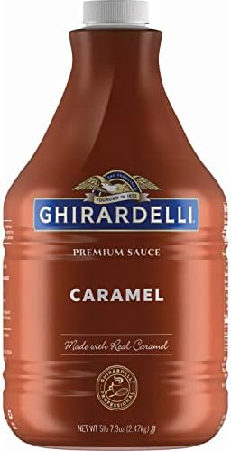 Ghirardelli Chocolate Company Caramel Sauce Pump Bottle, 87.3 oz (Pack of 1)