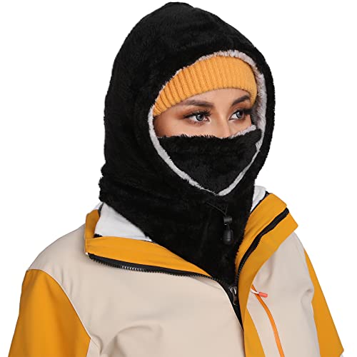 RITOPER Balaclava Women Fleece Ski Mask Winter Face Mask Snow Head Warmer Windproof Face Cover Cold Weather Face/Neck/Hat Warmer