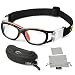 PELLOR Goggles - Sports Eyewear Safety Protective Glasses with Adjustable Elastic Wrap Strap for Soccer Basketball Motorcycle Outdoor Sports Airsoft