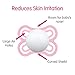 MAM Perfect Night Baby Pacifier, Patented Nipple, Glows in The Dark, 2 Pack, 0-6 Months, Girl, Designs May Vary