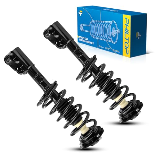 Image of PHILTOP Front Struts Shock Absorber Assembly Fits Equinox 2007 2008 2009 2010, Vue 2008 2009 2010, Complete Suspension 172527 172526, Struts with Coil Spring Assemblies SAA079 2 PACKS