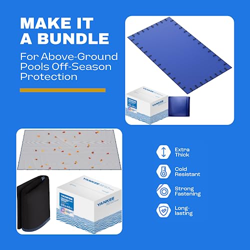 Cobertor rectangular para piscina 25x45 ft miniatura 2