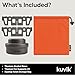 Kuvik Titanium Alcohol Stove - Ultralight and Compact Stove for Backpacking, Camping, and Survival