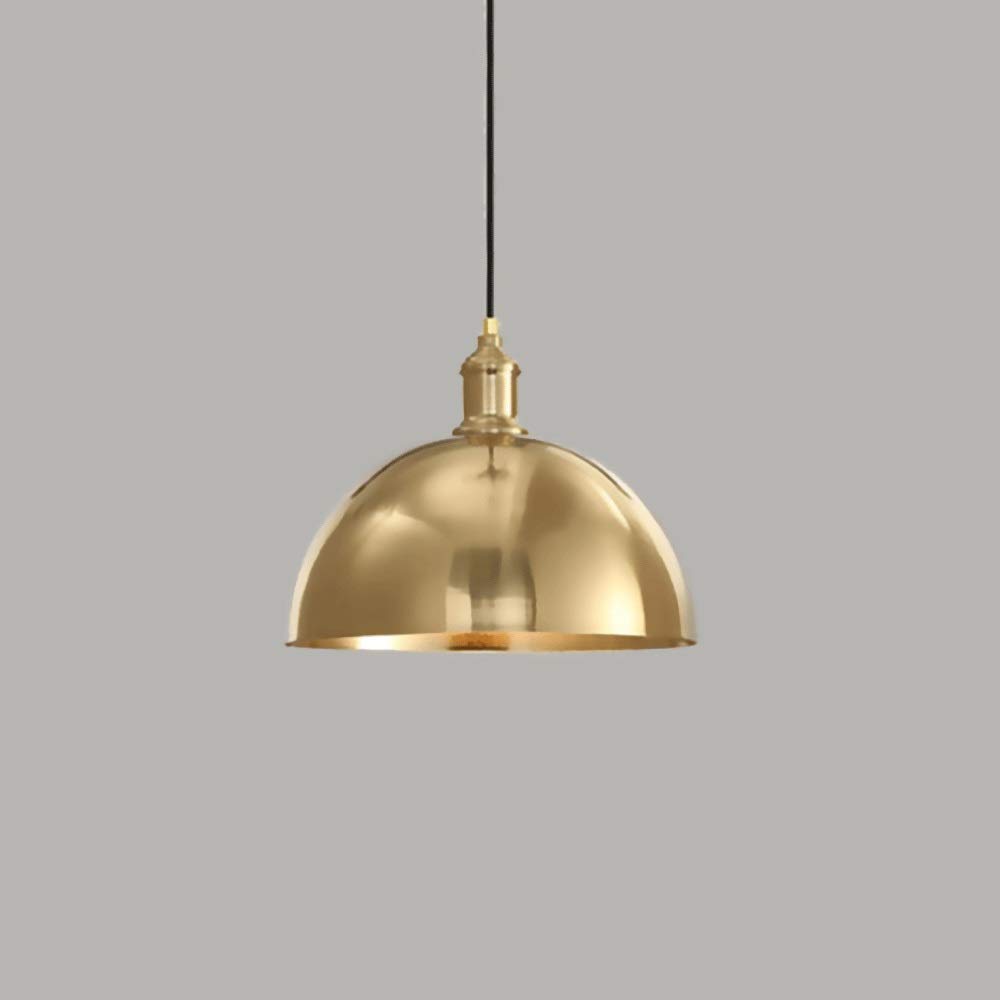Lustre salon rétro vintage E27 avec abat-jour de plafond haute diffusion