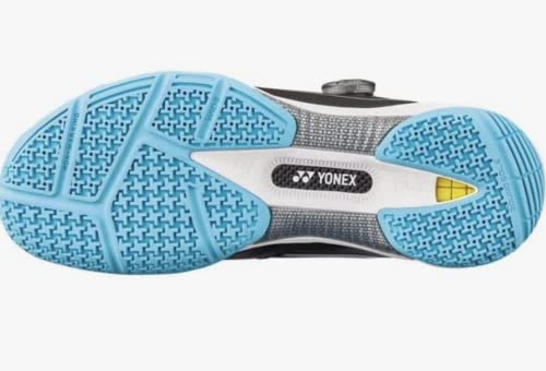 YONEX Power Cushion 88 DIAL Wide Shoes (SHB88D2WEX) (Black/Ice Blue) (us_Footwear_Size_System, Adult, Men, Numeric, Wide, Numeric_8)2