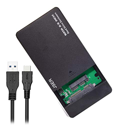 Caja externa USB-C para disco Micro SATA 1.8" SSD miniatura 3
