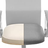 SONGMICS Fotel biurowy, ergonomiczne krzesło do sali konferencyjnej, siedzisko obrotowe, wyściełane siedzisko, regulacja wysokości i nachylenie, nośność 120 kg, szare OBN034G01