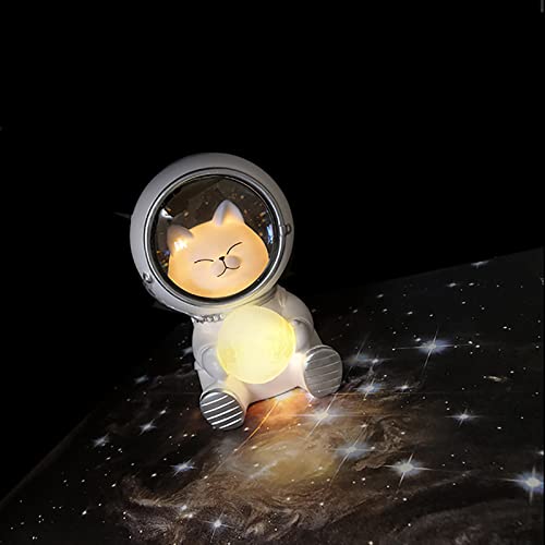 Lampe de table astronaute chaton pour illuminer vos lectures - 4