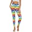 Rainbow Stripes Heart Print