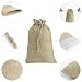 RUBY - 50 bolsitas Saco de Yute 9,5 cm x 13,5 cm,...