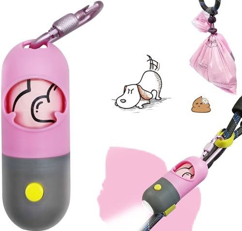 Hundekotbeutelspender Leashrr 2.0 - Wasserdicht Mit Leckerli-Tasche, Inkl. Gratis Beutelrolle