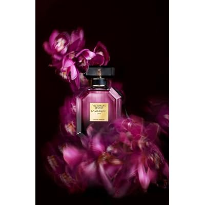 Victoria's Secret Bombshell Oud Eau de Parfum, Notes of Spice, Pink Saffron & Peony, Perfumes for Women (1.7 oz)
