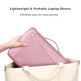 Ferkurn Laptop Case Sleeve 14 Inch Compatible with 14" MacBook Pro M4/M3/M2/M1, HP Pavilion 14 Chromebook 14A EliteBook X360 Probook, ASUS Vivobook,Lenovo Ideapad,Acer, Slim Computer Laptop Bag, Pink - Image 5