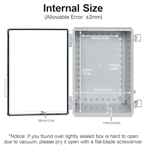 Boîte de jonction étanche contre l'humidité : le boîtier IP67 transparent durable
