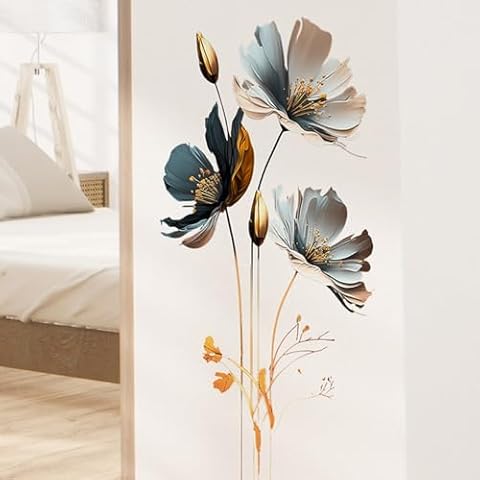 CNUSER 3D Flower Wall Stickers Cover