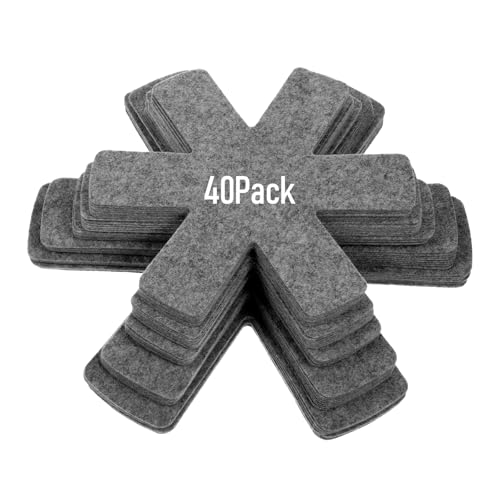 simarro 40 Pcs Pot and Pan Protectors, 5 Different Sizes