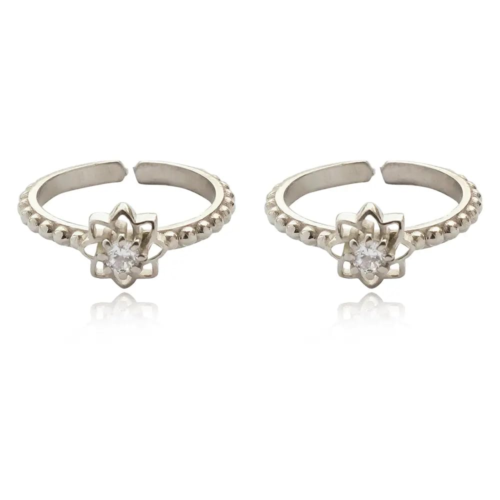 See full amazon price history chart for Unniyarcha Silver 92.5 Flower Toe Rings (Pair) For Womens Pure Silver 925, Sterling Silver Jewellery with Certificate of Authenticity & 925 Toe Rings for Womens Silver, God, Religion Unniyarcha Silver 92.5 Flower Toe Rings (Pair) For Womens Pure Silver 925, Sterling Silver Jewellery with Certificate of Authenticity & 925 Toe Rings for Womens Silver, God, Religion (B0D41NB7VS) Amazon Price History, Amazon Price Tracker