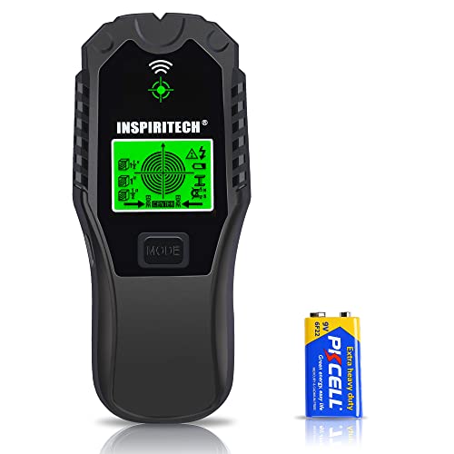 Inspiritech Stud Finder Wall Scanner For Wood Beams, Metal, Live Ac Wiring.electronic Stud Detector With Multi-Functional Sensor For Edge Center Detection #TOP11
