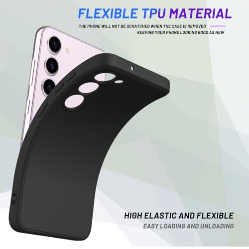 Image of for Samsung Galaxy S25 Plus Case Black, Scratch Resistant with Soft Touch, Slim Thin Phone Cover for Samsung Galaxy S25 Plus
