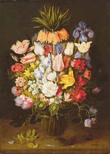 Affiche nature morte fleurs Osias Beert au rendu artistique premium