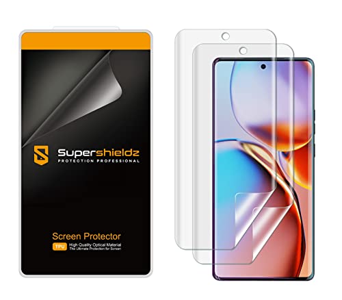 Supershieldz (2 Pack) Designed for Motorola Edge+ / Plus (2023 Plus Model Only) Screen Protector High Definition Clear Shield (TPU)
