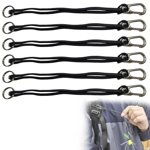 6 Pack Fly Dryer Tools,Rubber Band Drying Tools Attachable to Backpack,Fly Fishing Accessories for Fishermen