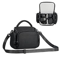 Winning SLR Cameras Case, Waterproof Shockproof DSLR Camera Single Bag, Adjustable Shoulder Strap Compatible with Sony, Canon, Samsung, Fuji, Panasonic, Casio, Nikon
