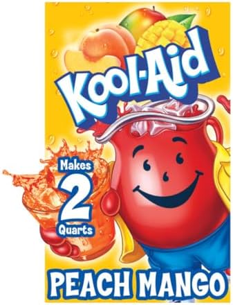 Kool-Aid 48 Kool Aid packets of Peach Mango Makes 96 quarts just add sugar