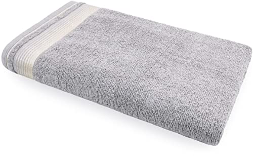 Jogo de Toalhas Gigante 6 Peças Prime Berlim 400g/m² -100% Algodão (Rosa e Cinza)