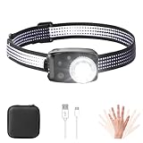 3 modos de iluminación: Modos de iluminación: Gire el botón derecho; Modo de sensor: después de encender la lámpara, presione el interruptor superior. La luz azul se encenderá para ingresar al modo. Puede comprobarlo moviendo las manos dentro de los 10 cm. Modo de luz roja: presione y mantenga presionado el interruptor superior durante 3 segundos para ingresar al modo, luego presione el interruptor superior nuevamente para ingresar al modo de luz roja intermitente (SOS)