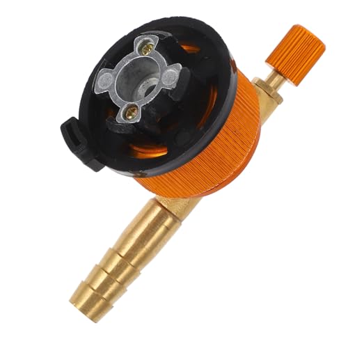 SUPVOX Adaptador De Tanque De Gasolina Entrada del Tanque Cilindro De Gas Flipfuel Ahorrador De Gasolina Bombona De Gas Cocina De Gas Combustible para Estufa De Campamento Cobre