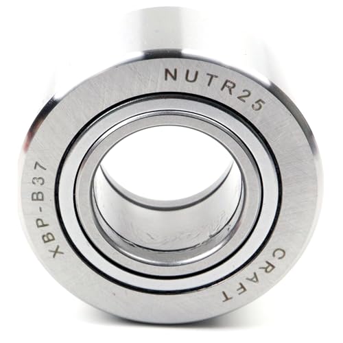 Parts and Parts Stützrolle NUTR25 25x52x25mm, ISO 12044, Laufrolle ohne Axialführung, ohne Innenring, Passt zu gehärtet und geschliffenen Laufbahnen, ideal für hohe radiale Belastungen
