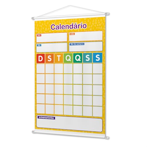 Banner Didático Infantil Pedagógico Calendário Escolar Ensino Crianças Escola Alunos Educação