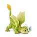 Top Collection Rex The Green Dragon - Mini Collectible Fantasy Figurine (Playing with Butterfly)
